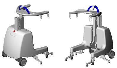 屋内移動アシスト装置は、経済産業省・国立研究開発法人日本医療研究開発機構（AMED）のロボット介護機器開発・導入促進事業の一環として開発が行われている（画像はプレスリリースより）