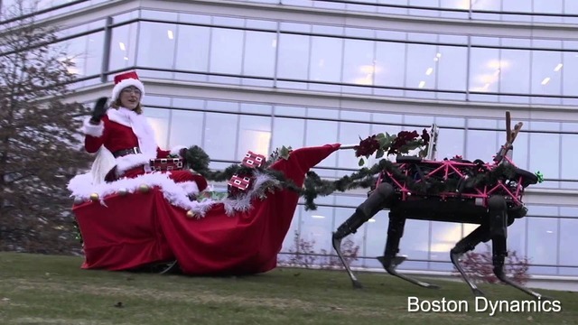 ボストン・ダイナミクス社の4足歩行ロボット犬クリスマス動画がもはやゲームの世界