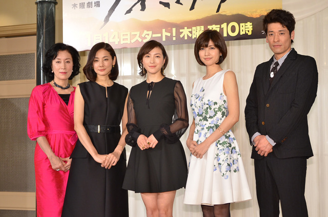 高畑淳子、吉田洋、広末涼子、内田有紀、佐藤隆太／「ナオミとカナコ」製作発表会見