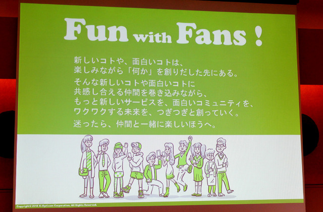 ブランドステートメント「Fun with Fans!」