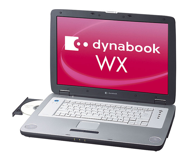 　東芝は、17型ワイド液晶ディスプレイ搭載のノートPC「dynabook WX/3727CDS」を9月17日に発売する。