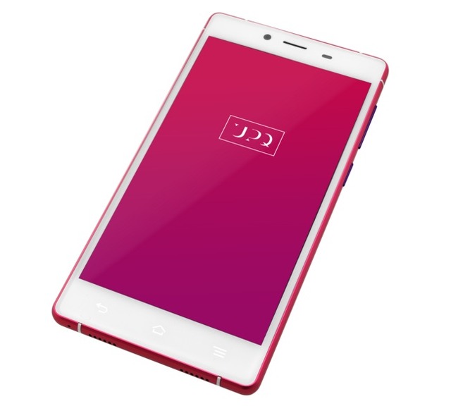 新たなコンセプトカラーの「UPQ Phone A02」navy ＆ redモデル