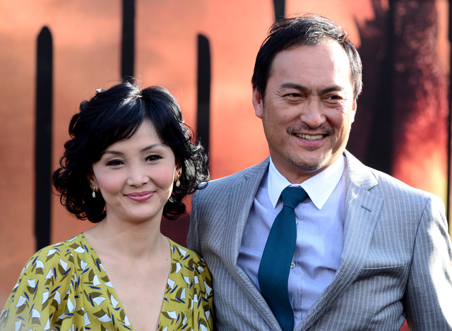 渡辺謙＆南果歩夫妻/『GODZILLA』ワールドプレミア　(c) Getty Images