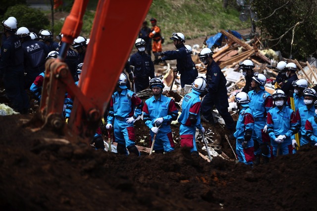 熊本地震　(c) Getty Images