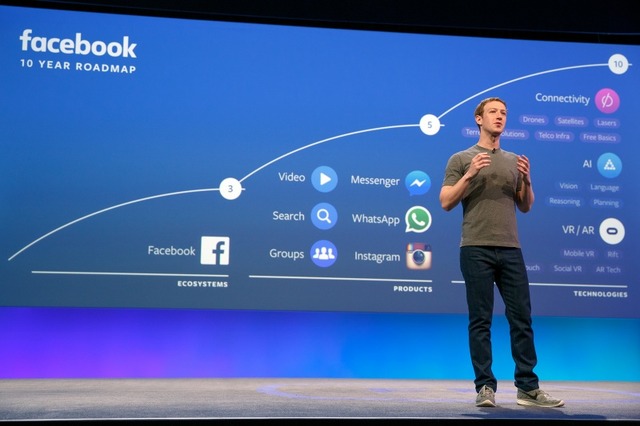 Facebook CEOのマーク・ザッカーバーグ氏