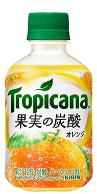 『トロピカーナ果実の炭酸オレンジ』