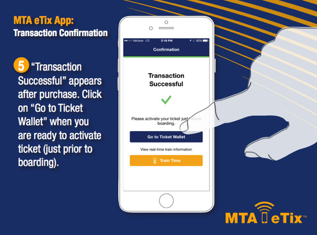 「MTA etix」アプリ