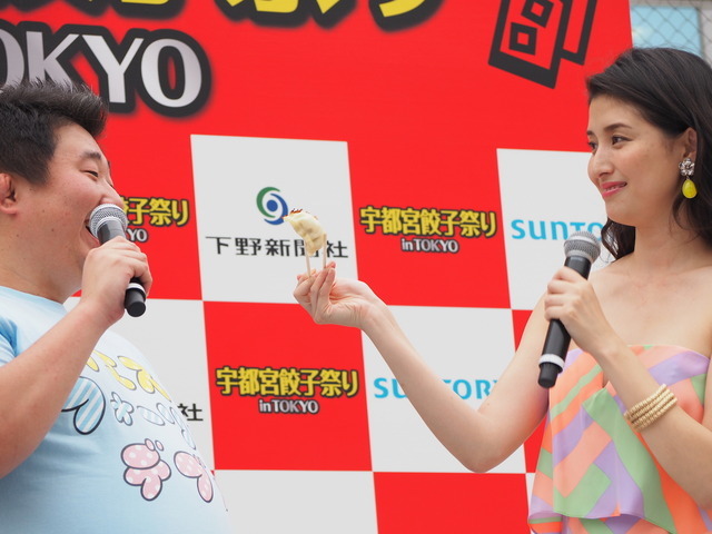 宇都宮餃子祭りin Tokyoオープニングセレモニー（2016年7月8日）