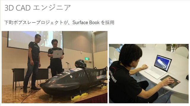 下町ボブスレープロジェクトもSurfaceを採用