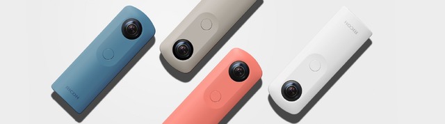 リコー、360度カメラシリーズに新作モデル「RICOH THETA SC」投入