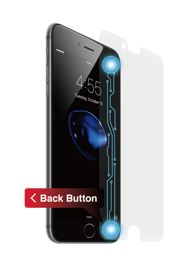 iPhoneに“見えないボタンを追加できる”液晶画面フィルム「Halo Back SSF」が登場！