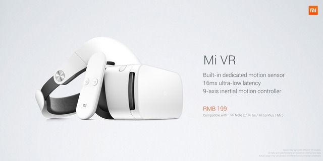 なんと約3,000円！Xiaomiが激安VRヘッドセット「Mi VR」発表