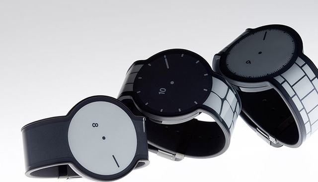 文字盤もベルトもデザインが変えられる！ 電子ペーパーでできた「FES Watch」