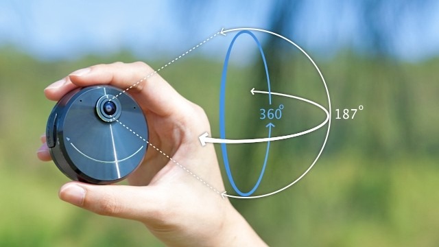 360度カメラ「Pi SOLO」登場！撮影者が写り込まず、LIVE映像のSNS共有も可能
