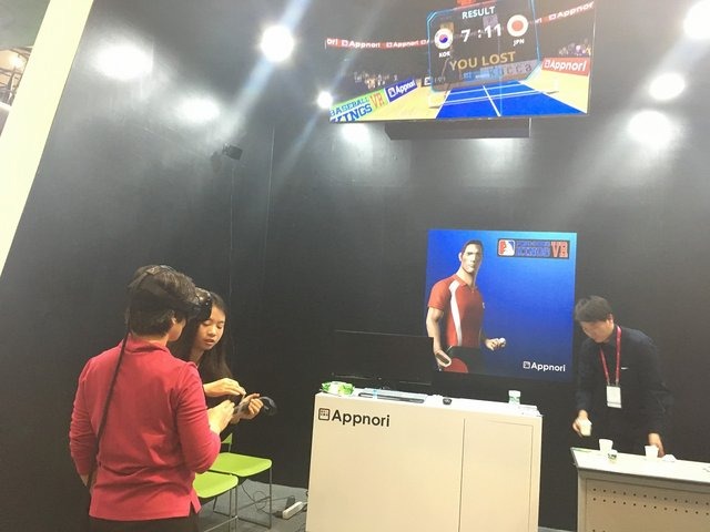 【G-STAR 2016】打球感がたまらない・・・スマッシュ、カットボールも打てた！VRで卓球ができちゃう『Ping-Pong Kings VR』プレイレポ