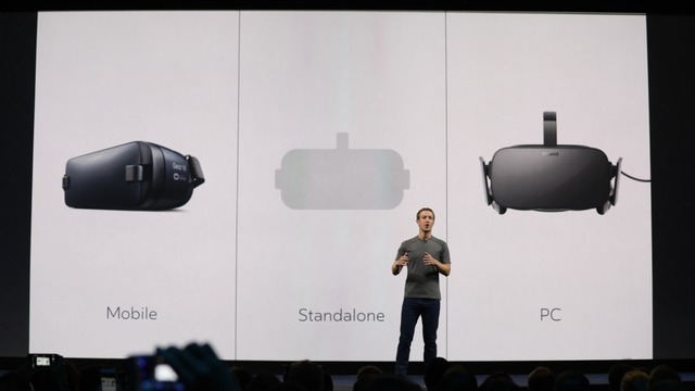 マーク・ザッカーバーグ自らが壇上に立ち、「VRを利用したコミュニケーション・サービスを本格的に展開する」と発表。2014年にオキュラスVR社を20億ドルで買収し話題となった