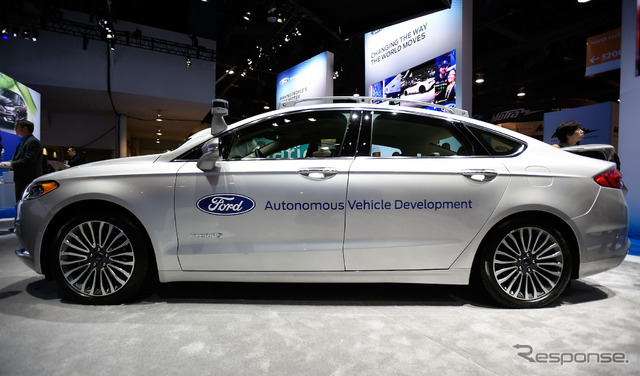 フォードの次世代自動運転開発車両（CES 2017）　(c) Getty Images