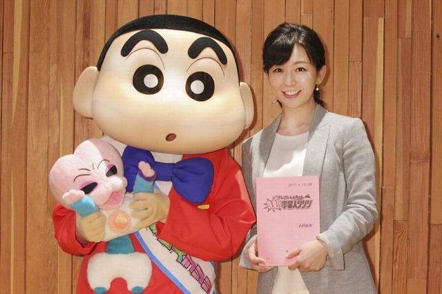「映画クレヨンしんちゃん」にテレ朝アナが大集合！松尾由美子アナは本人そっくりのキャラで登場