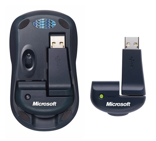 Wireless Notebook Optical Mouse（裏面）