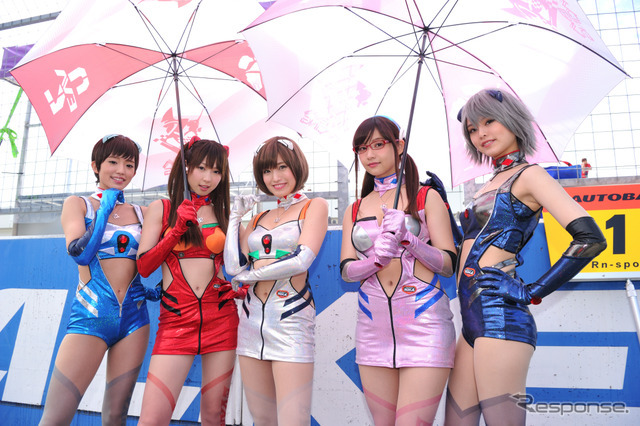 SUPER GT第2戦ピットウォークの様子