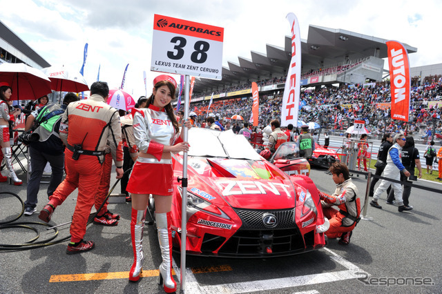 SUPER GT第2戦グリッドウォークの様子