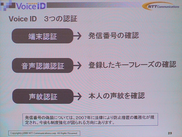 　Security Solution 2008では、NTTコミュニケーションズ 金融イノベーションシステム部 金融ビジネス部門担当部長 山口伸弥氏によるセミナー「SaaSビジネスモデルが業務を進化させる！本人を特定するIT統制運用とその実現」が行われた。