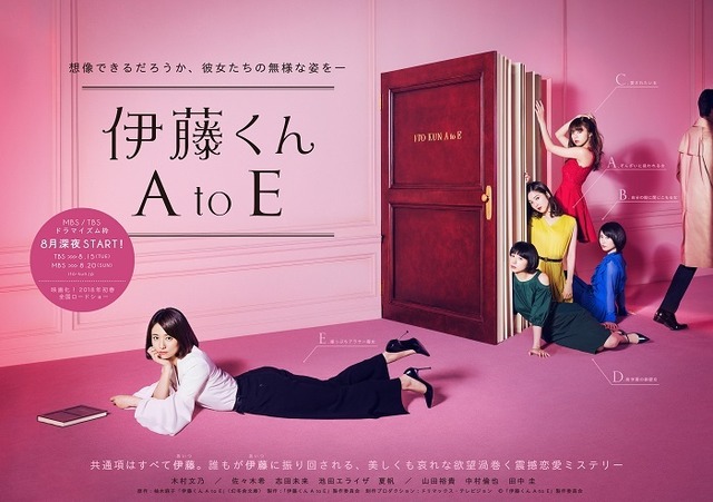 ドラマ『伊藤くん A to E』のポスタービジュアルとポスターメイキング映像が解禁
