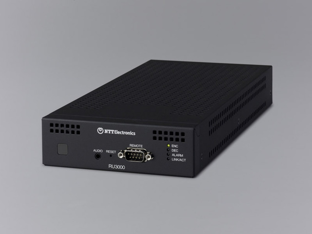 小型MPEG-2 IPエンコーダ/デコーダ RU3000