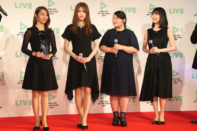 E-girls、『あさひなぐ』メンバーら積極的なライブ配信で受賞
