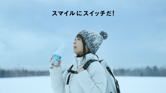 宇多田ヒカルが雪山でCM撮影に挑戦！