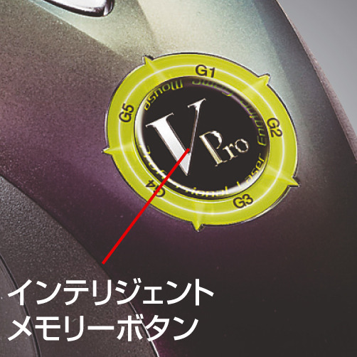 インテリジェントメモリーボタン