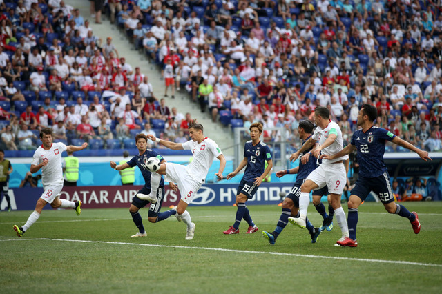 サッカーワールドカップ（W杯）ロシア大会　日本ーポーランド　（ｃ）Getty Images