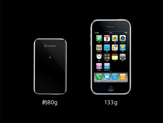 iPhone 3G本体と充電ボックス外観