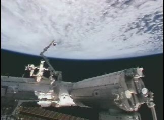 国際宇宙ステーションから見た地球