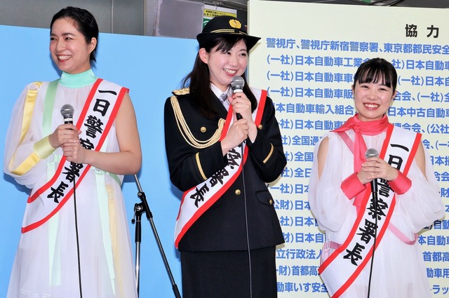 小川真奈が 新宿警察1日署長 に就任 女性警察官の制服姿で 身が引き締まる思い 3枚目の写真 画像 Rbb Today