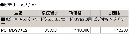 新価格（消費税含まず）