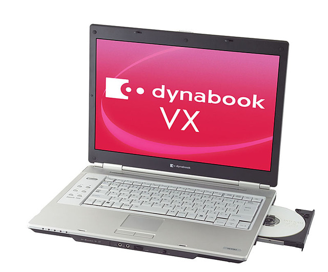 DVDスーパーマルチドライブ（DVD+R DL対応）搭載のdynabook VX