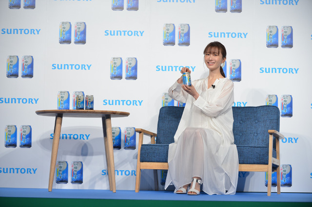 松本まりか、イベントの試飲でうっとり!「少し“お酔い”になってきたみたい…」