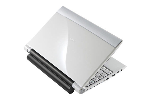 「SOTEC DC101WP」（クリスタルホワイト）背面