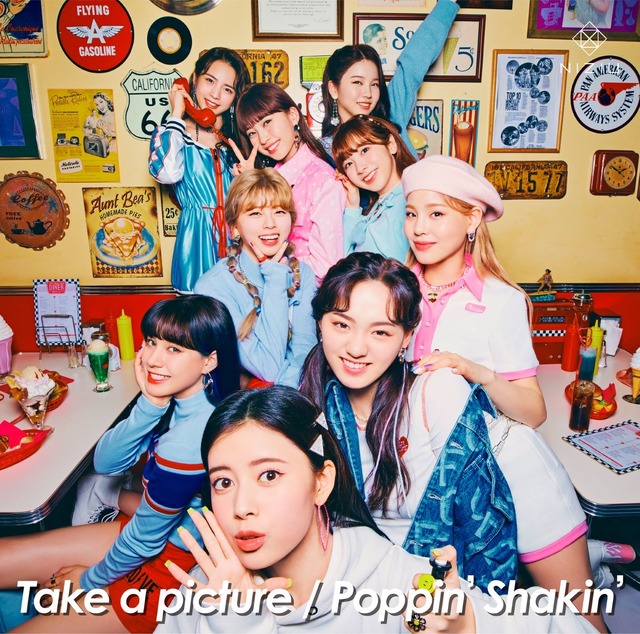 NiziUセカンドシングル『Take a picture／Poppin’ Shakin’』ジャケット写真