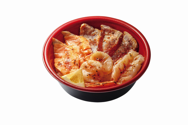海鮮レアステーキ丼（税込 500 円）