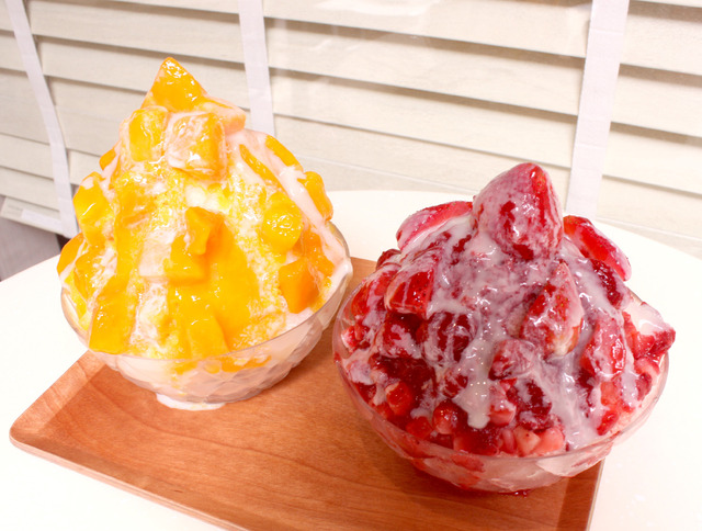 色とりどりの「台湾かき氷」が台湾カステラ 米米Cafeなんばパークスで発売中
