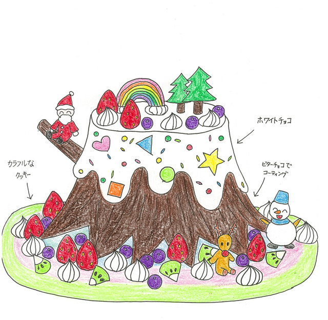 【2019】「森のカラフルクリスマス_イラスト