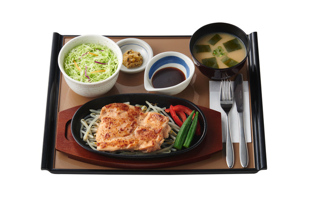 筋肉定食（にんにく醤油）