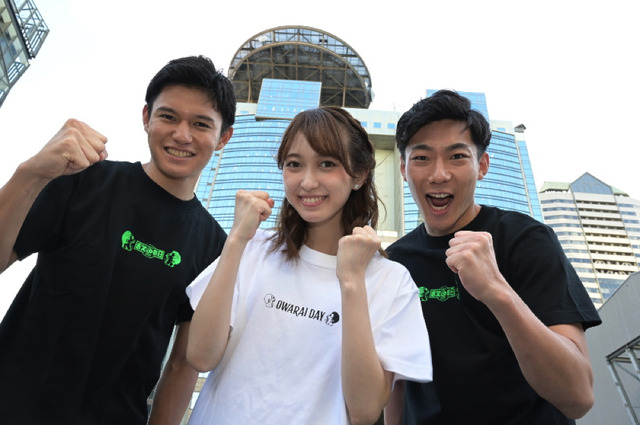 TBS新人アナウンサーの高柳光希(左)、佐々木舞音 (中央)、小沢光葵(右)（C）TBS