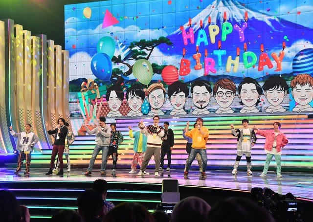 2019年の紅白歌合戦。純烈【写真：竹内みちまろ】