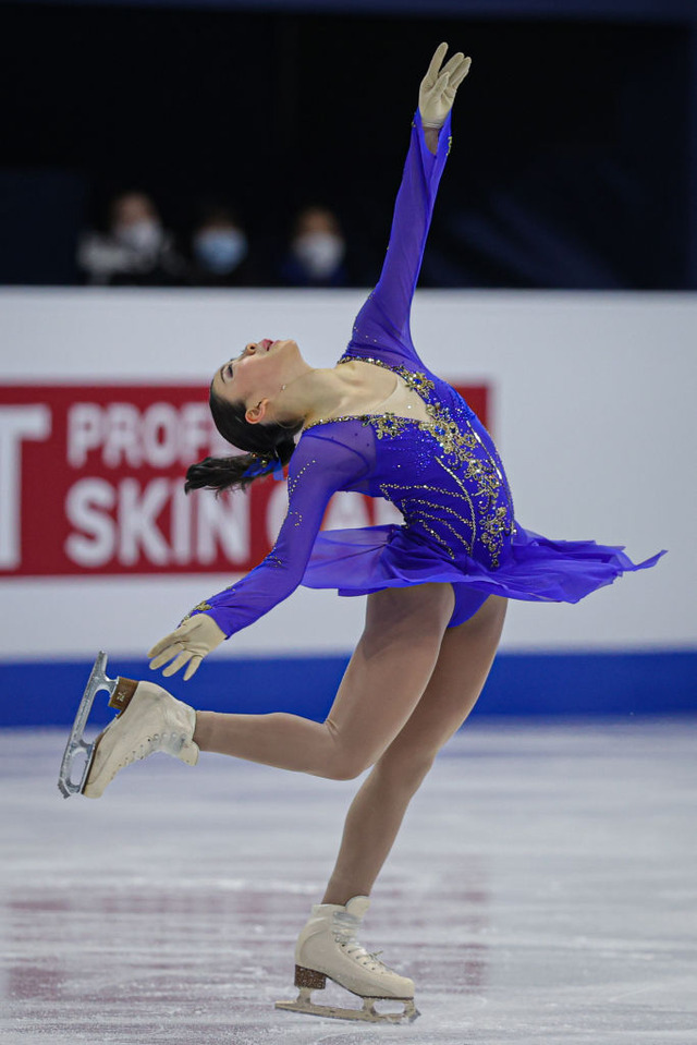 紀平梨花選手(Photo by Annice Lyn/Getty Images)