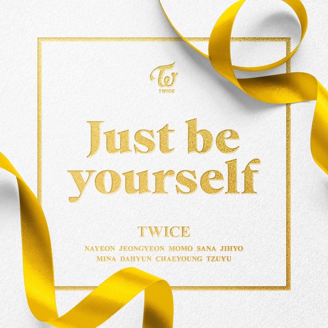 TWICE新曲「Just be yourself」ジャケット写真