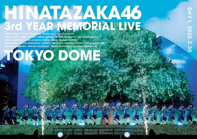 『3周年記念MEMORIAL LIVE 3回目のひな誕祭 in Tokyo Dome -DAY1-』DVD