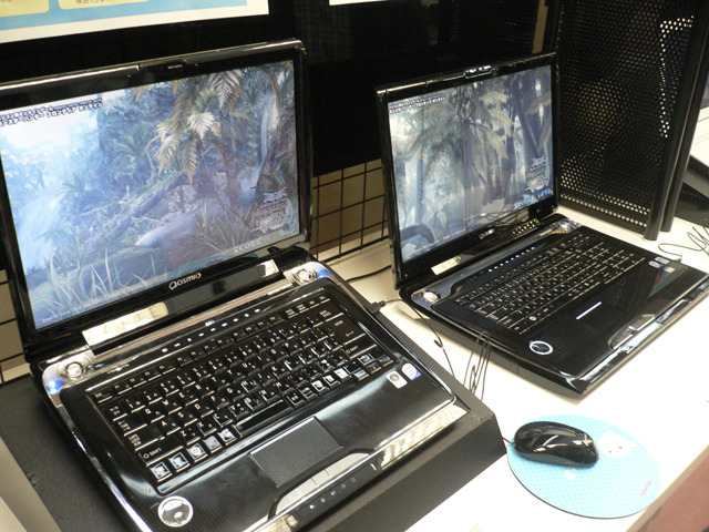 PCゲームを楽しめるようにグラフィック機能を強化したdynabookQosmioシリーズ